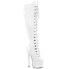 Pleaser - JUBILANT3012 Bottes cuissardes à plateforme - Blanc Product image